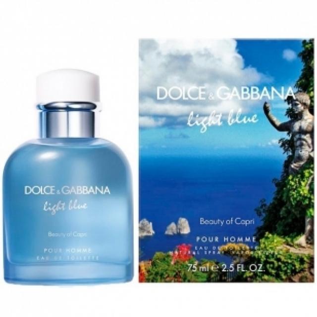 D&g light blue 2025 beauty of capri